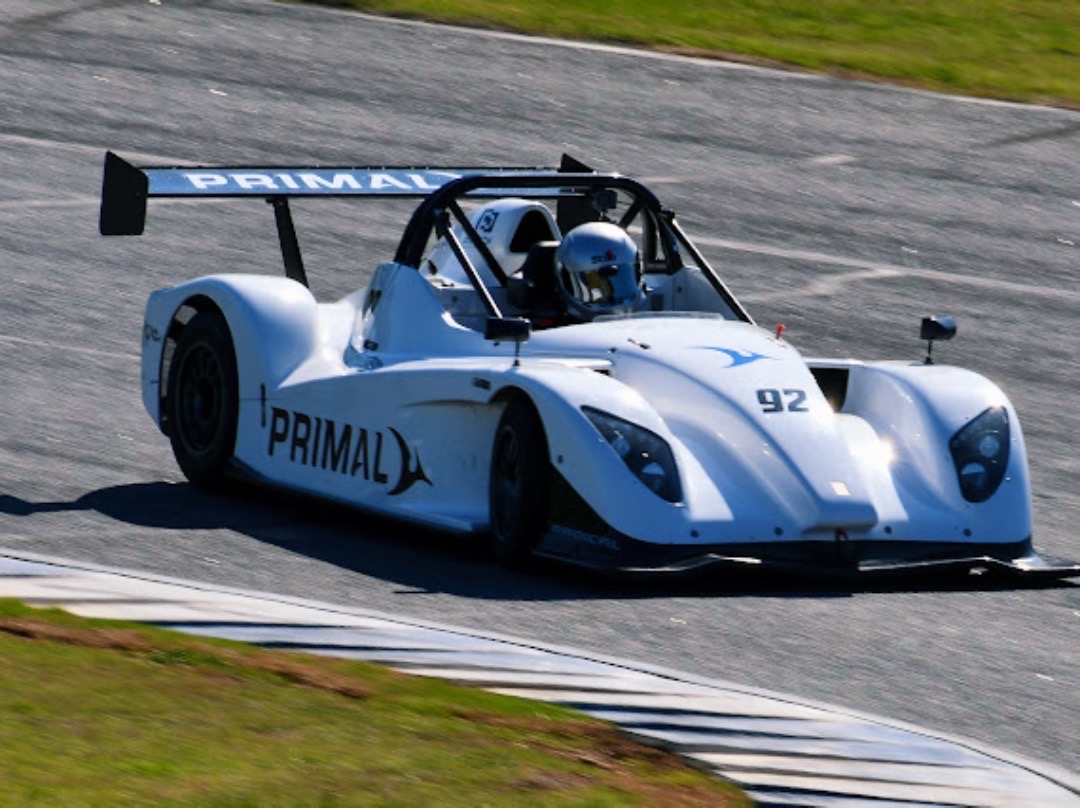 The No. 92 Radical SR-1 cornering on track